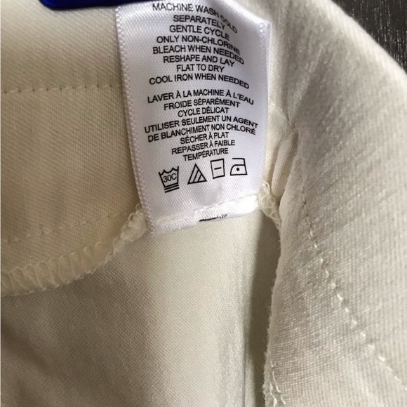 MarlaWynne Women's Cream Straight-Leg Trousers - Picture 5 of 5